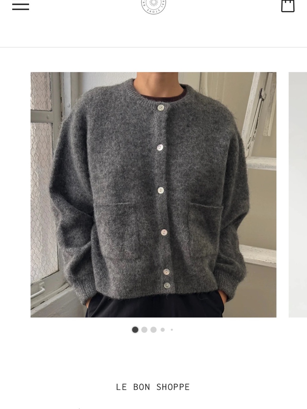 ☕️ Le Bon Shoppe - Amelie Alpaca Cardigan